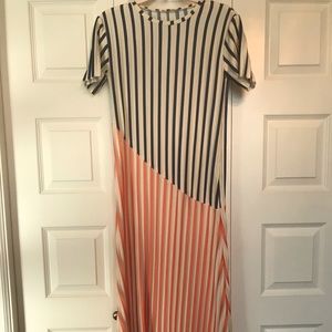 Women’s Zara Blue/Orange/ White Maxi Sz Small